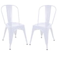 thumbnail image 1 of Set De 2 Sillas Tolix Metálicas Vintage Para Comedor Restaurante Exterior Interior blanco, 1 of 9