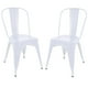thumbnail image 1 of Set De 2 Sillas Tolix Metálicas Vintage Para Comedor Restaurante Exterior Interior blanco, 1 of 9
