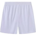 thumbnail image 2 of Taigaofy Men's Athletic Workout Shorts with Zipper Pockets  Gym Quick Dry Mesh Tennis Shorts White L, 2 of 6