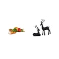 thumbnail image 6 of CarpNettore Resin Joseph Jesus Statue And Black Deer Reindeer Figurine Decorative Desk Display Sleeping Joseph Sculpture Tabletop Shelf Office Car Animal Sculptur, 6 of 8