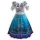 thumbnail image 2 of Disfraz de princesa para niña pequeña, disfraz de cosplay para niña, vestido largo de manga corta para actuación, 2 of 4