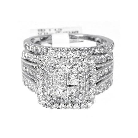 Jewelry Unlimited - Princess Cut Diamond Engagement Ring w/ Jacket in ...