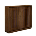 thumbnail image 3 of 39" Fluted Sideboard Buffet Cabinet, Wood Storage Cabinet with 2 Louvered Doors, Farmhouse Coffee Bar Station for Living Room, Dining Room, Hallway, 3 of 9