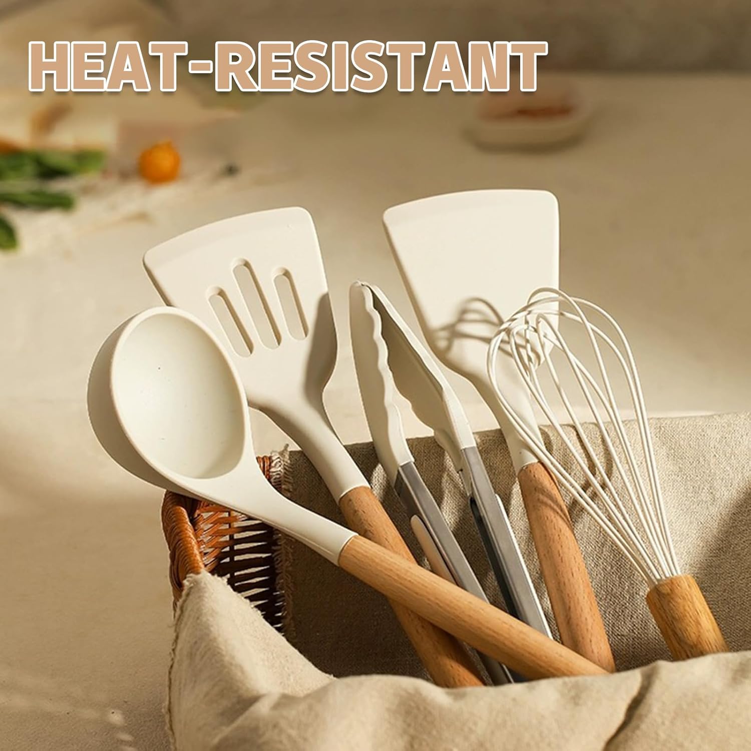 oannao 33-Piece Silicone Cooking Utensil Set with Holder photo 5