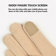 thumbnail image 6 of Miogawg Womens Winter Gloves, Touch Screen Warm Fleece Lined, Thick Thermal Windproof Snow Suede Gloves For Cold Weather, 6 of 9