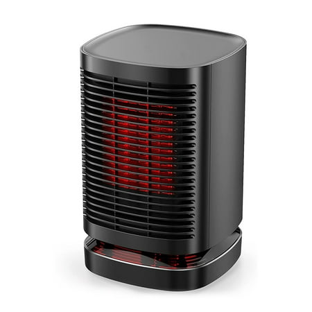 

Dido US Plug Electric Space Heater PTC Ceramic Heating Room Warmer Fan Desktop Bedroom Warm Tip Over Protection Cool Home Indoor