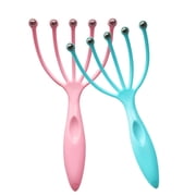Head Manual Scalp Massager Device for Relaxation Roller Type Head Scratcher Tool