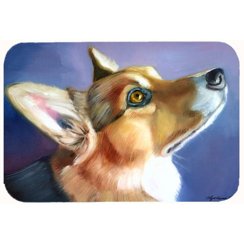 Caroline's Treasures Corgi Devotion Kitchen/Bath Mat