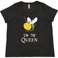 thumbnail image 3 of Inktastic I'm the Queen Cute Queen Bee Women's Plus Size T-Shirt, 3 of 5
