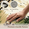 thumbnail image 6 of ODIKA 8'x10' Washable Area Rug Bear Paw Print Cabin Wildlife Scene With Rustic Woodland Border for King Size Bedroom Under Bed, Master Suite, Non-Shedding, Easy Care, 6 of 7