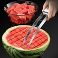 thumbnail image 4 of Watermelon Slicer, Watermelon Chunks, Melon Ball Knife for Kitchen Gadgets Practical and Cool Tools, 4 of 6