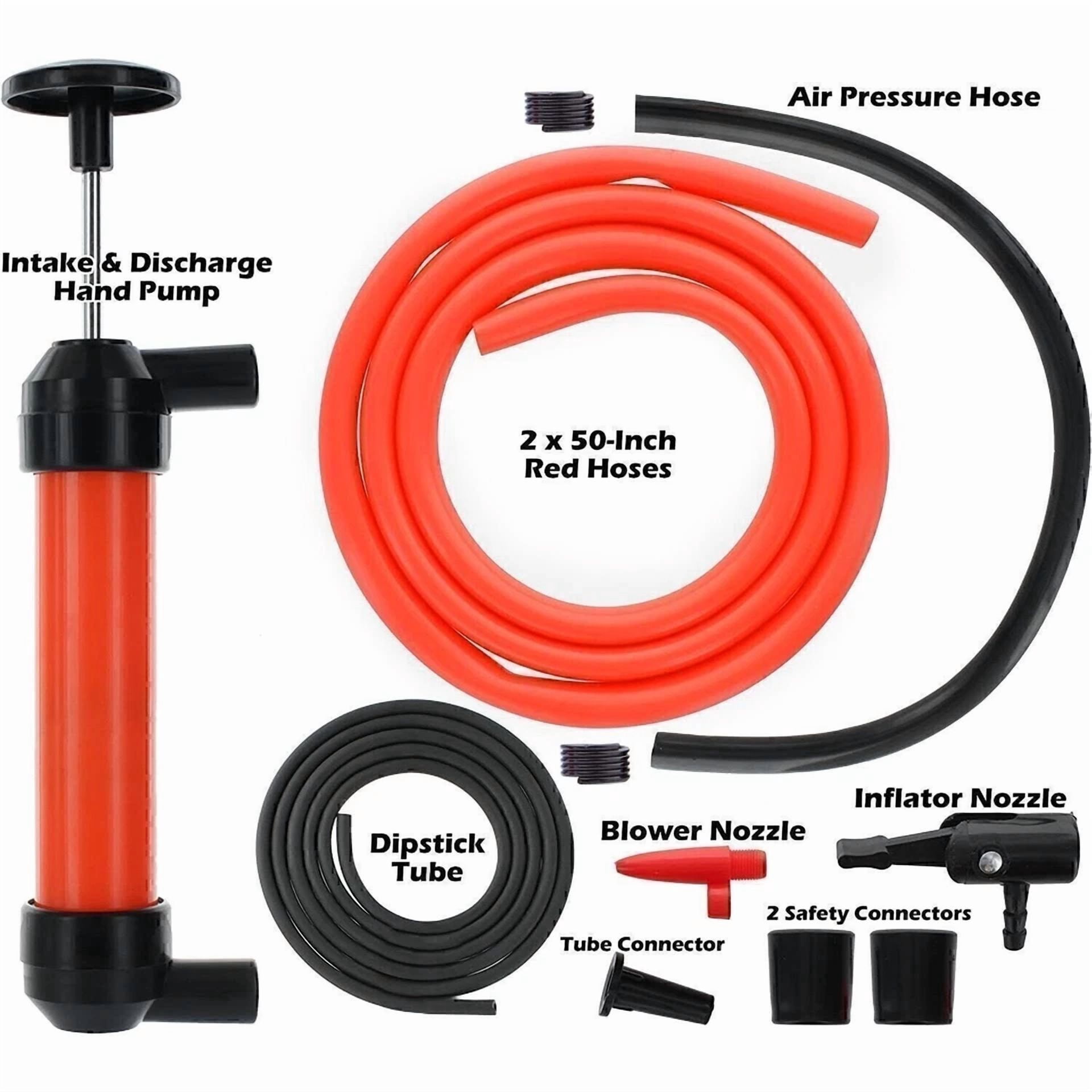 CIRCLE- Multi-Use Gas Oil Siphon Pump Fluid Transfer Pump Siphon Fuel Transfer Pump Kit