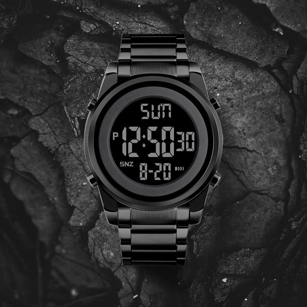 Reloj Digital Deportivo para Hombre, Resistente Al Agua y con Pantalla Luminosa, Ideal para Senderismo, Camping, Correr, Nadar y Otros Deportes.