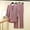 Pink, variant on Dianli Gifts PJs Loungewear Women's Round Neck Bandage Short Sleeve Top And Elastic Waist Pants Two Piece Set Soft Breathable Comfortable Homewear Nightwear Sleepwear
