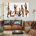 thumbnail image 3 of African Abstract Art Black Woman Canvas Art Poster And Wall Art Picture Print Modern Family Bedroom Decor Posters,Unframe-style,28×41inch (70×105cm), 3 of 8
