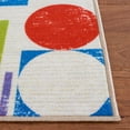 thumbnail image 5 of SAFAVIEH Kids Playhouse Abstract Shapes Machine Washable Area Rug, Ivory/Red, 7'9" x 10', 5 of 13