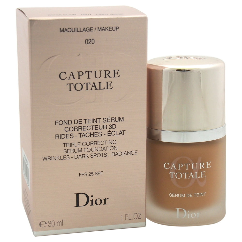 Dior Capture Totale Triple Correcting Serum Foundation SPF 25 020 Light Beige by Christian
