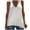 Womens White Tank Tops, variant on HAPIMO Women's Summer Tank Tops Sleeveless Shirts for Girls V-Neck Blouse Solid Color Print Tops Lace Crochet Tunic Camisole Casual Pleated Flowy Camis Vest Discount Light blue S