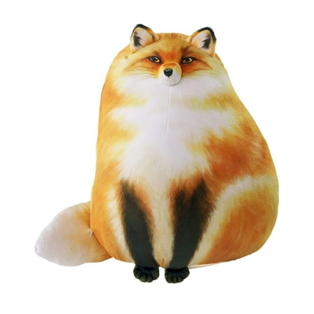 XIANXIAN Fox Stuffed Animal 14 Fox Plush Pillow Cute Plushies Throw Pillow Doll Big Plush Toys Birthday Gift for Girls Boys Girlfriend Kids Birthday Christmas