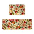thumbnail image 1 of SIfdSeng Tapis de Sol Rétro Floral Design Classique pour Cuisine Salon Chambre pour Quotidien pour Offrir, 1 of 3