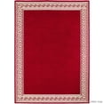 thumbnail image 2 of AllStar Rugs Greek Key Area Rug, Red/White, 5.2" x 7.1", 2 of 6