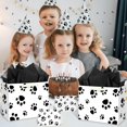 thumbnail image 4 of Dog Paw Print Gift Bags Christmas Paw Print Paper Bags Paw Them Wrapping Bag with Tissue Paper Cards for Girl Boy Kids Dog Themed Birthday Baby Shower Party Supplies, 4 of 4