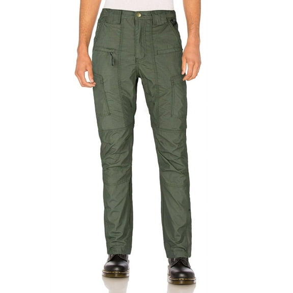 Men's Classic Tactical Pro Durable Utility Multipocketed Work Cargo Pants (Green, 32W x 30L)