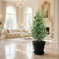 thumbnail image 5 of 35inch Artificial Olive Tree Set of 2 - Lifelike Indoor/Outdoor Décor, 5 of 5