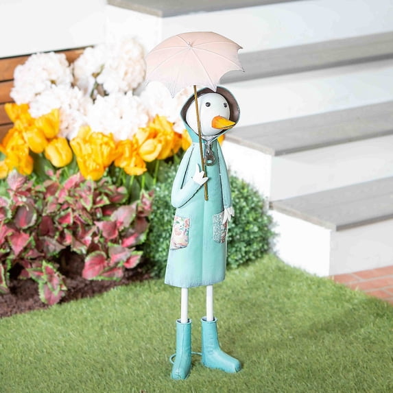 Metal statuary, Blue Duck