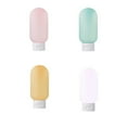 thumbnail image 3 of Minnieouse Botella vacía de 60ml, dispensador portátil de acondicionador de de Gel cosmético, soporte de almacenamiento para baño, Bolsas de maquillaje Amarillo, 3 of 6