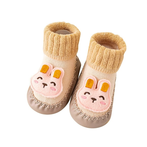 aDJFDGT Autumn and Winter Comfortable Baby Toddler Shoes Cute Cartoon Pattern Flower Panda Children Mesh Breathable Floor Sports Shoes