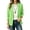 A Mint Green, variant on Chaqueta Para Mujer Ndbuld Women's casual winter solid-color fitted lapel blazer cardigan top Orange M