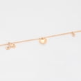 thumbnail image 4 of Pulsera Esclava Dama Dije Amor Corazon Swarovski Oro 18K Lam dorado Unitalla, 4 of 8