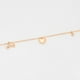 thumbnail image 4 of Pulsera Esclava Dama Dije Amor Corazon Swarovski Oro 18K Lam dorado Unitalla, 4 of 8
