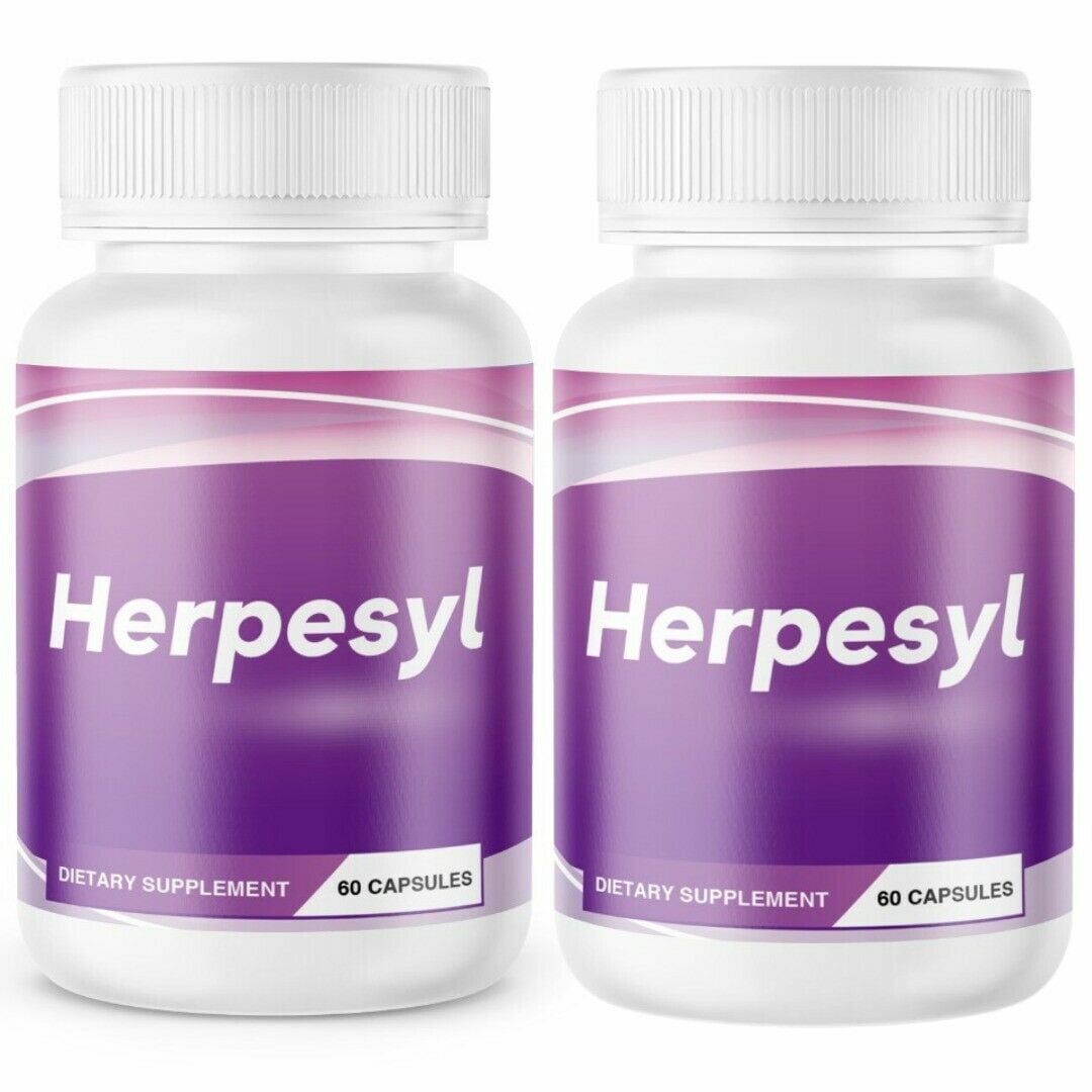 Herpesyl (Official) Premium Herpes Supplement Treatment 120 Capsules