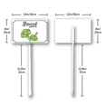 thumbnail image 6 of Eveokoki Vegetable Signs With Stake Broccoli Garden Signs For Vegetables Herb Garden Signs Garden Name Stakes For Plants 8x12inch Outdoor Indoor Herbs Flowers Potted Plants, 6 of 6