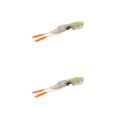 thumbnail image 3 of Toystoory Cebo de pulpo falso, herramientas de pesca biónicas, cebo de cabeza de serpiente de agua con mecanismo deslizante, superficie de Verde 2piezas Toystoory CBP264107, 3 of 5