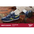 thumbnail image 2 of Pack de 12 pares de medias Reebok para hombre, corte quarter, con amortiguación, negras, 2 of 7