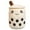 White, variant on 24/35/50/70cm Plush Doll with Bubble Tea with Smiling Face Green 35cm