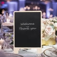 thumbnail image 3 of SENSETH 3Pcs Cedarwood Standing Memo boards Wooden Writing Boards (Black), 3 of 9