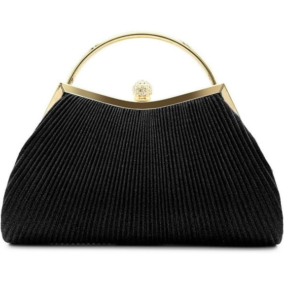 Evening Clutch Purse for Women Evening Bag Sparkly Party Wedding Prom Handbag with Chain Strap for Wedding Party