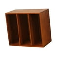 thumbnail image 4 of Solicador de libros Estante de almacenamiento de madera Bookcase de escritorio Organizador de libros Titulares de archivos de revista para letras, 4 of 8