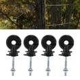 thumbnail image 1 of Electric Fence Insulator, 100Set Electric Fence Insulator Wood Post Insulator Power Grid System Husbandry Fence Insulator, 1 of 8