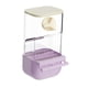 thumbnail image 4 of Comedero para pájaros con percha, antisalpicaduras y antimanchas violeta, 4 of 9