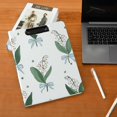thumbnail image 6 of Blue Bows Tie on Flowers Foldable Binder Folder Clipboard with Pen Slot Double Clips A4 Size File Storage, 6 of 8