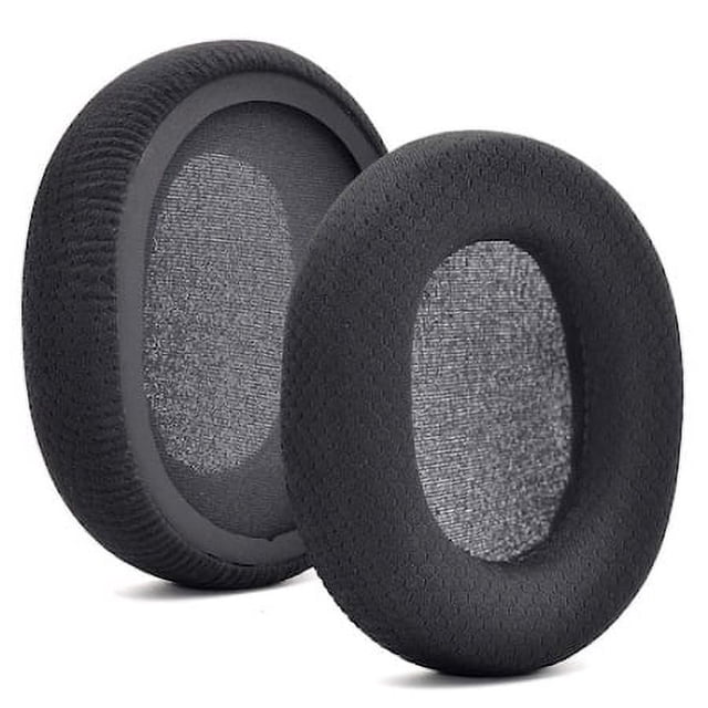 Juego de 2 esponjas para auriculares SteelSeries Arctis 1 / 3 / 5 / 7 / 9 / Pro Over-Ear PlasaNegru