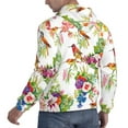 thumbnail image 6 of Lsque Birds And Flowers Pattern Casual Men's Hoodie,Hooded Sweatshirt with Kangaroo Pocket,Pullover Hoodie-Medium, 6 of 7