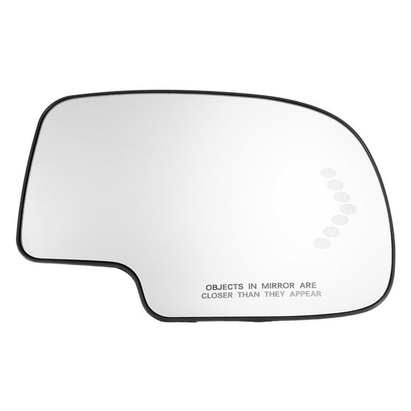Unique Bargains CarRight Side Heated Mirror Glass Replacement W/Backing Plate for Chevy Silverado Avalanche Suburban