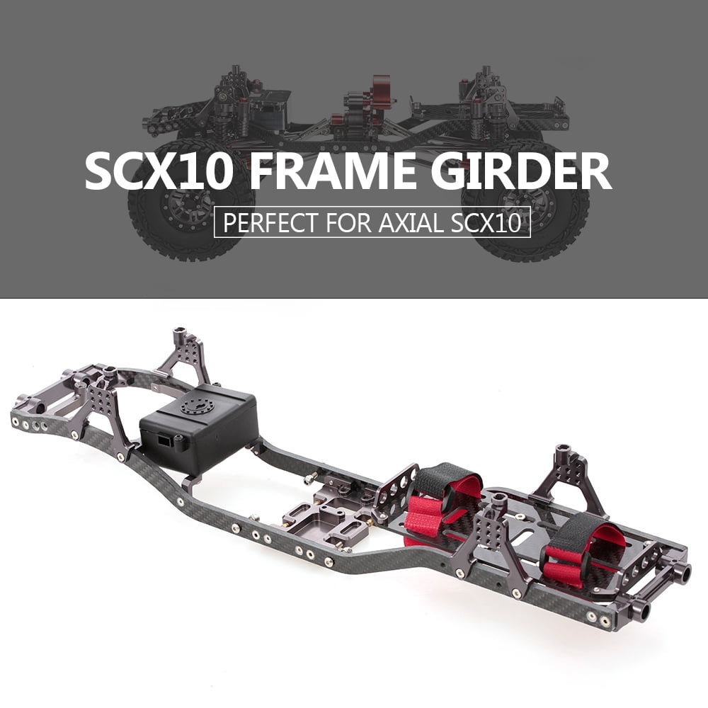 SCX10 Frame Girder Carbon Graphite Chassis Frame Rails for 1/10 Axial ...