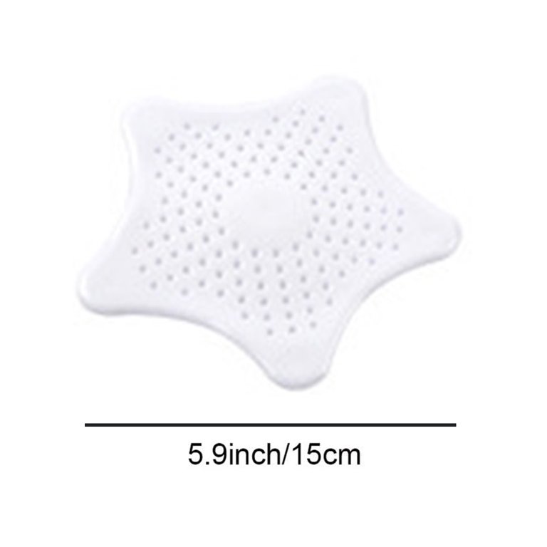 4 Inch Round Shower Drain Cover, Starfish Design